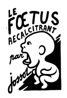 Couverture, Le Foetus récalcitrant, Sainte Monique par Carthage, à compte d'auteur, 1938